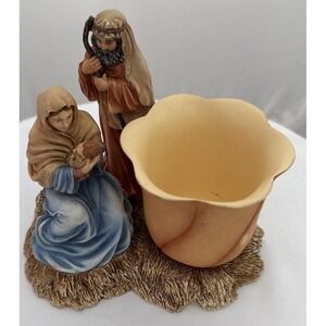 Lang  Candle Holder THE SAVIOR'S BIRTH Sherri‎ Buck Baldwin By 2001